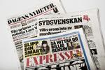 Dagens Nyheter og Expressen er blandt de aviser, som får kritik for deres journalistik om seksuelle krænkelser under dækningen af #metoo-bevægelsen i efteråret 2017. Christian Klindt Sølbeck/POLFOTO