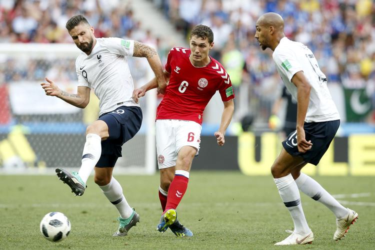 Andreas Christensen blev pålagt en uvant rolle - og løste den nærmest optimalt. Finn Frandsen/POLFOTO