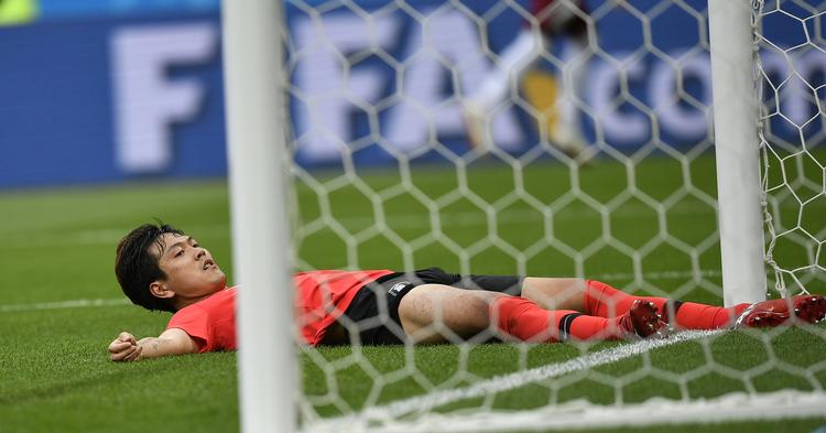 Sydkorea har tabt de første to kampe i Rusland inden dagens møde med Tyskland. Martin Meissner/AP