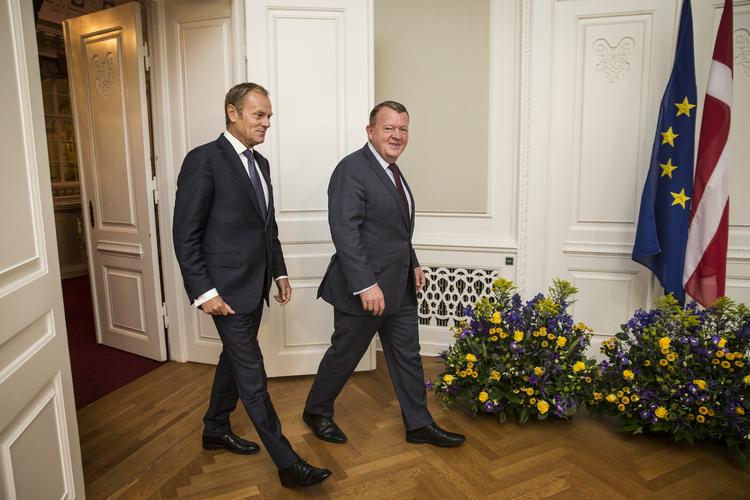 Donald Tusk opfordrer de europæiske ledere til fortsat at have fokus mod at styrke kontrollen med de ydre grænser. Arkivfoto Stine Bidstrup