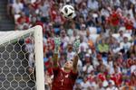 Uruguays VM-målmand Fernando Muslera har siden 2011 spillet 233 kampe for Galatasaray - og vundet fire tyrkiske mesterskaber, senest i år. Rebecca Blackwell/AP