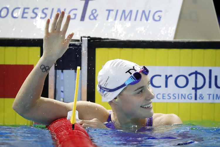 Med fredagens vindertid i Rom er Pernille Blume den næsthurtigste i verden i år i 50 meter fri efter australieren Cate Campbell. Jens Dresling/POLFOTO