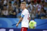 Uvant situation: For første gang under Åge Hareide skal landsholdet undvære Simon Kjær i en betydningsfuld kamp. Finn Frandsen/POLFOTO