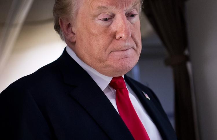 »EU er muligvis lige så slem som Kina, men EU er mindre. De sender en Mercedes herover, men vi kan ikke sende vores biler til dem«, siger Trump Saul Loeb/Ritzau Scanpix