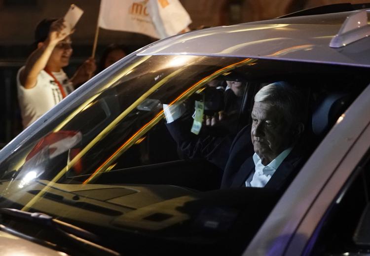 Andrés Manuel López Obrador har vundet søndagens præsidentvalg i Mexico med mere end halvdelen af stemmerne. Ramon Espinosa/AP
