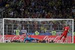 Eric Dier scorer Englands og kampens sidste mål. Matthias Schrader/AP