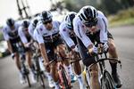  Christopher Froome i spidsen for Sky-holdet.  Jeff Pachoud/Ritzau Scanpix