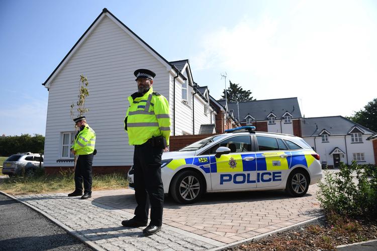 To personer blev i weekenden udsat for nervegas, som er identisk med den, som gjorde den russiske eksspion Sergej Skripal og hans datter alvorligt syge tilbage i marts måned. Chris J Ratcliffe/Ritzau Scanpix