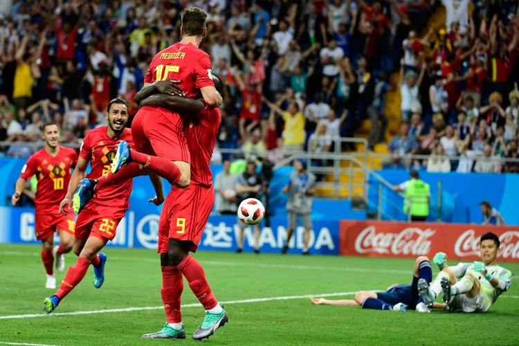 Belgien er VM's mest scorende hold, men hvor mange gange har Romelu Lukaku jublet sammen med sine holdkammerater? Det er et af spørgsmålene i dagens VM-quiz. Pierre-philippe Marcou/Ritzau Scanpix