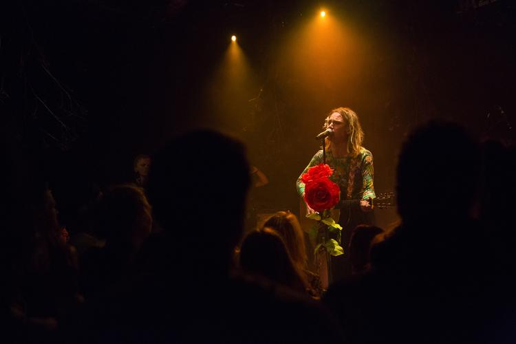 Her ses Bisse til en koncert på nu hedengangne Jazzhouse i København. 
   Arkivfoto Andreas Haubjerg