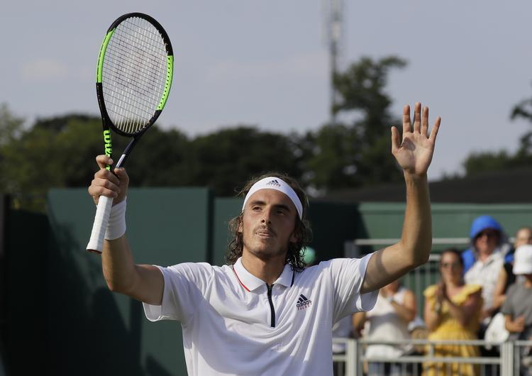 Stefanos Tsitsipas har sørget for, at en lang ventetid for græsk tennis nu er forbi.  Kirsty Wigglesworth/AP