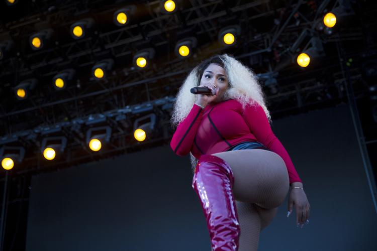 De rå, seksuelle drift bliver ikke gemt væk, når Stefflon Don er på scenen. Louise Herrche Serup/POLFOTO