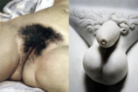 Maleri/foto Gustave Courbet/Joachim Adrian