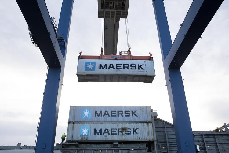 »Vores søfartsindustri er ramt - det er ikke godt for Maersk«, forklarer en lektor om handelskrigen mellem Kina og USA. Arkivfoto Finn Frandsen