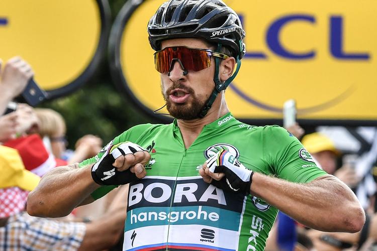 Peter Sagan har etableret sig som feltets bedste sprinter.  Marco Bertorello/Ritzau Scanpix
