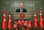 
    Præsident Erdogan, der netop er blevet indsat i en ny embedsperiode, vil ikke forlænge de særlove, der har været i kraft siden et mislykket kupforsøg mod ham i juli 2016. /AP