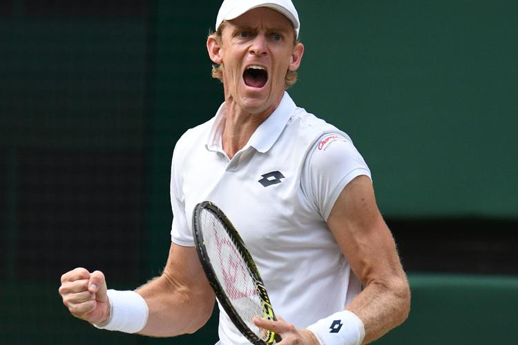 Vinderen Kevin Anderson.  Oli Scarff/Ritzau Scanpix