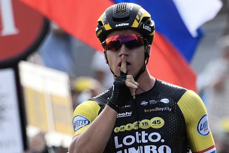 Hollænderen Dylan Groenewegen beviste i går, hvorfor han er sæsonens mest vindende blandt sprinterne i Tour-feltet. Og i dag jagter han mere succes.
   Jeff Pachoud/Ritzau Scanpix