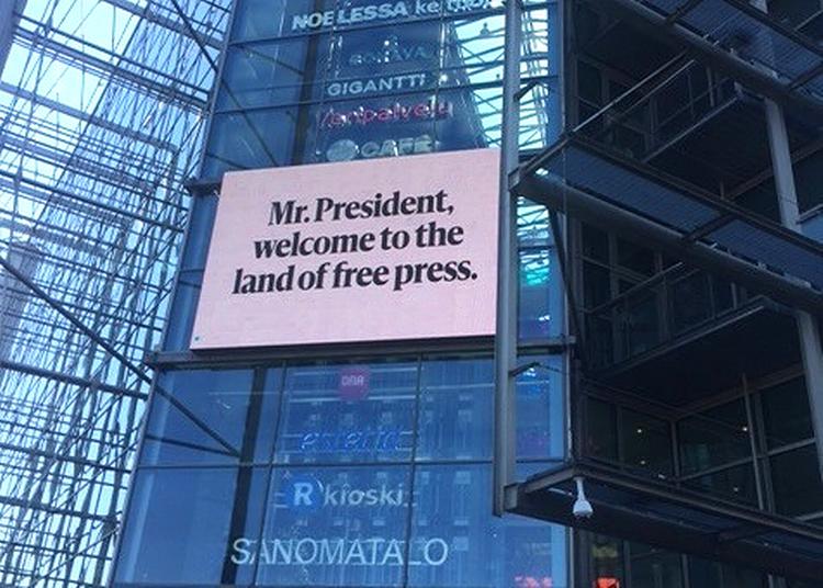 Nordens største avis langer ud efter Donald Trump efter præsidentens kritik af medierne. Jacob Svendsen