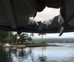 
   Det er ikke så svært at forstå, hvorfor nogle af passagererne kom galt af sted, da ildkuglen ramte turistbåden. Uncredited/AP
