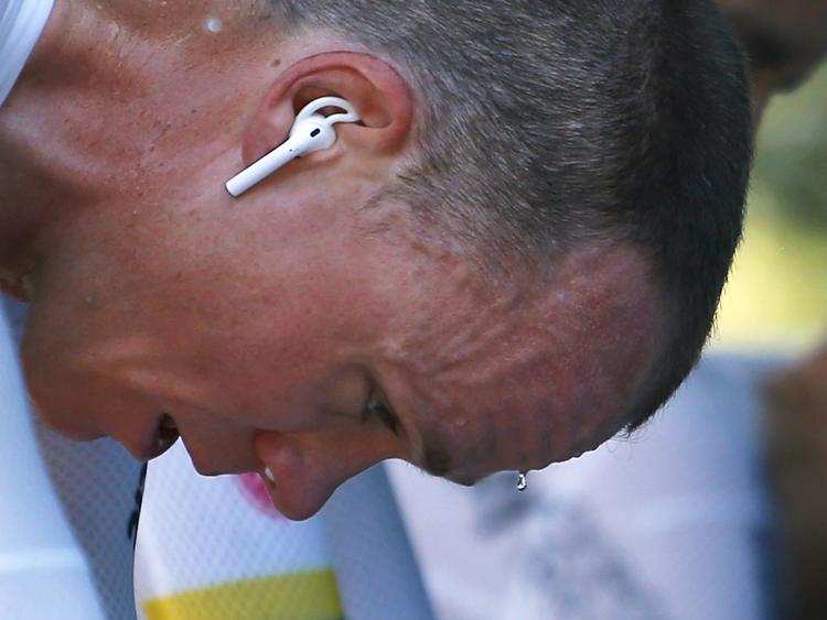 Chris Froome er helt naturligt blandt de største navne i dette års Tour de France. Men spørgsmålet er, om han har styrken til at sætte konkurrenterne til vægs allerede i de næste dages alpe-etaper.  Peter Dejong/AP