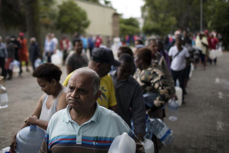 Sydafrika er et af de lande der er hårdest ramt af stigende og ekstremt højt vandmangel. Bram Janssen/AP