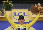 Geraint Thomas kørte også  fire dage i gult sidste år.  Christophe Ena/AP