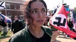 Deeyah Khan kommer helt tæt på en række amerikanske nynazister i sit forsøg på at forstå, hvad der driver fremmedhadet i USA.  Foto: Fuuse Films
