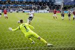 Nicklas Bendtner sikrede Rosenborgs 3-1-sejr i sidste minut.  Wold, Ole Martin/Ritzau Scanpix