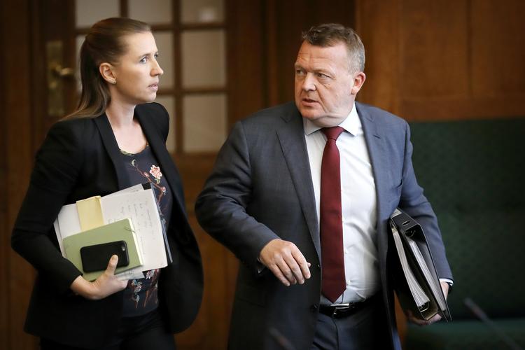 Mette Frederiksen (S) og statsminister Lars Løkke Rasmussen (V). Jens Dresling/POLFOTO