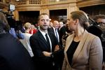 Politisk leder Morten Østergaard (R) skærper kravene til en regering ledet af Socialdemokratiets Mette Frederiksen.
   Jens Dresling/POLFOTO