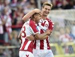Rasmus Thellefsen udlignede for AaB, inden Jannik Pohl blev matchvinder kort før tid.  Bo Amstrup/Ritzau Scanpix