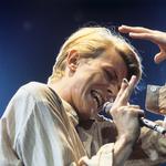 David Bowie under en koncert i Frankfurt den 14 maj 1978. Arkivfoto Hans H. Kirmer