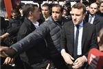 Her er præsident Emmanuel Macrons forhenværende sikkerhedsvagt Alexandre Benalla til demonstrationen 1. maj, hvor han overfaldt to demonstranter. Eric Feferberg/AP