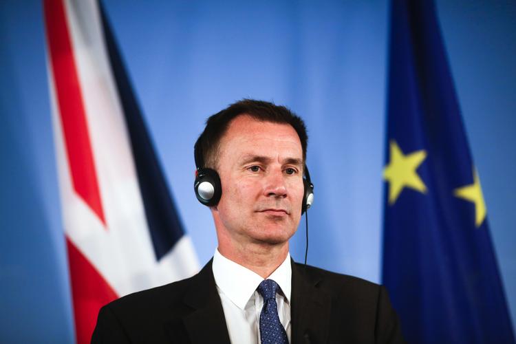 Storbritanniens nye udenrigsminister, Jeremy Hunt, mener, at der er en »meget reel risiko« for, at brexit ender med at ske uden en aftale. Markus Schreiber/AP