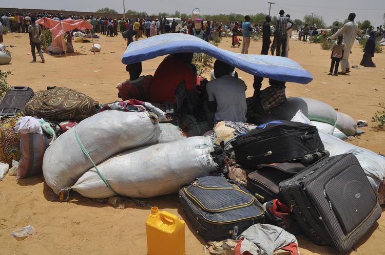 En FN-opgørelse viser, at 1,7 millioner nigerianere er internt fordrevne, blandt andet på grund af vold fra Boko Haram om andre militante grupper. Jossy Ola/AP