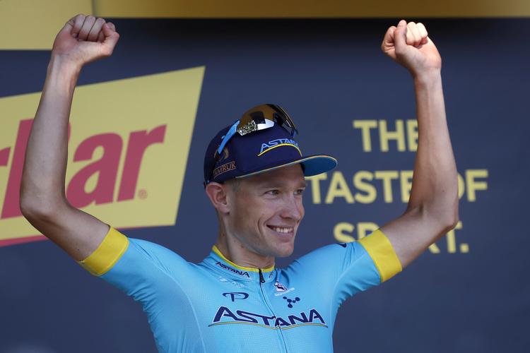 Denne situation fra i søndags får Magnus Cort måske chancen for at opleve en gentagelse af i dag.
   Christophe Ena/Ritzau Scanpix