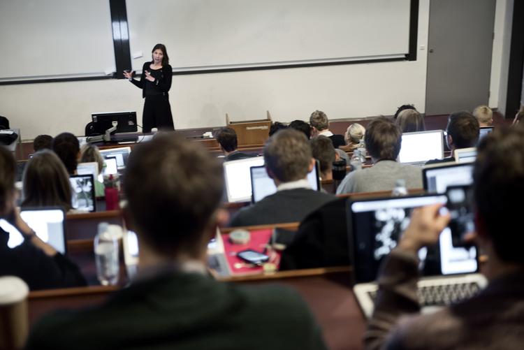 Mindre end hver tredje optagne i 2018 er under 21 år ved studiestart. Mathias Bojesen/Ritzau Scanpix