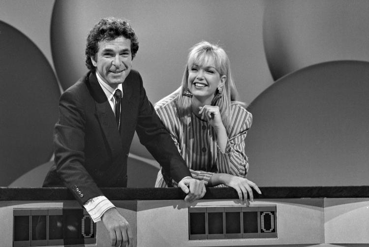 
   'Lykkehjulet' fra dengang i tidernes morgen, da programmets værter var Michael Meyerheim og Carina Jensen. 
 Teit Hornbak/POLFOTO