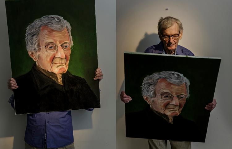 84-årige Poul Martinsen holder stadig godt øje med, hvad der sker i den branche, han viede sit liv til. Kollage. Foto: Mads Nissen