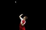 Anders Antonsen ærgrer sig over, at han ikke kunne føre den store sensation helt ud i livet.    Mark Schiefelbein/Ritzau Scanpix