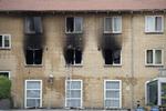 Tre ældre kvinder har mistet livet efter en kraftig brand i Plejecenter Farsøhthus i Allingåbro. Bo Amstrup/Ritzau Scanpix