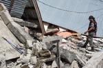 
    Lombok blev også sidste søndag ramt et jordskælv. Dengang mistede 14 mennesker livet ved skælvet, og over 1000 huse blev helt eller delvist ødelagt af rystelserne.  Aulia Ahmad/Ritzau Scanpix