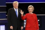 På et møde i juni 2016 mødtes topfolk fra Donald Trumps valgkampagne med russisk advokat. Søndag skrev præsidenten på Twitter, at mødets agenda var at få fat i informationer om Hillary Clinton. Arkivfoto.  David Goldman/AP