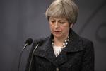 Da Storbritanniens premierminister Theresa May var på besøg i Danmark, hvor hun holdt pressemøde med statsminister Lars Løkke Rasmussen (V) i spejlsalen på Christiansborg i april. Peter Hove Olesen/POLFOTO