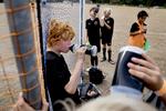 Varmen afholdt ikke 125 børn fra at tage til fodboldskole på hekla Park på Amager.  Finn Frandsen/POLFOTO