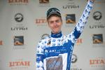 Adrien Costa på podiet under Tour of Utah 2016, hvor han sluttede som nr. 2 sammenlagt og vandt bjergkonkurrencen. 
