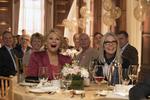 Candice Bergen (tv) and Diane Keaton spiller to af de fire hovedroller i hyggefilmen 'Book Club'. Melinda Sue Gordon/AP