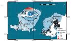 Nasa har fremstillet denne grafik, der viser, hvordan Lombok har ændret sig efter jordskælvet.  /AP