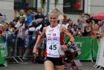 Maja Alm gentog sidste års præstation og vandt VM-sølv på orienteringsløbernes lange distance. Foto: Kell Sønnichsen/Dansk Orienterings-Forbund 